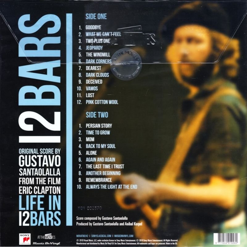 欧LP Gustavo Santaolalla 12 Bars (From The Film Eric Clapton: Life In 12 Bar MOVATM242 Music On Vinyl /00260 Gustavo Santaolalla – 12 Bars (From The Film Eric Clapton
