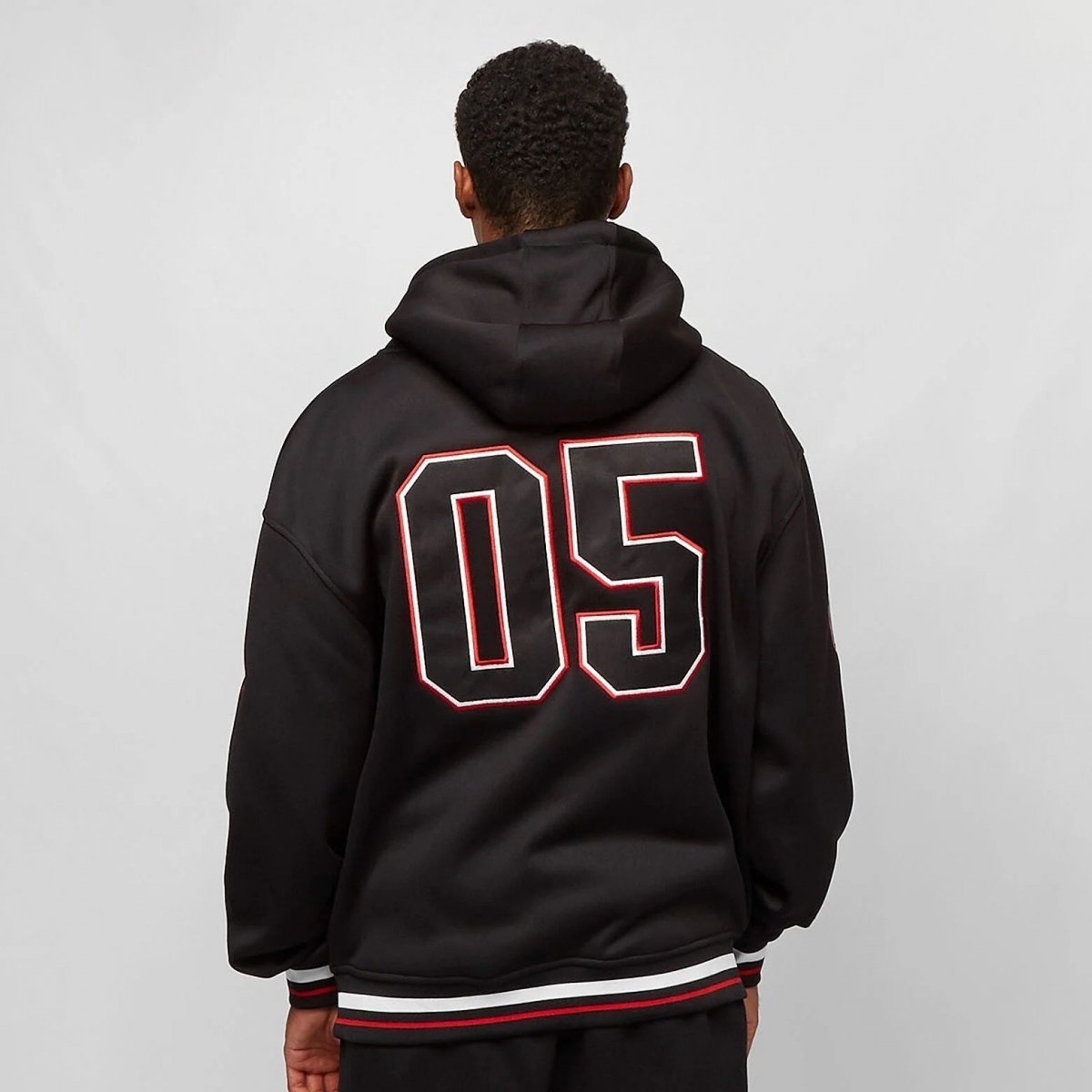 Fubu Bluza Męska Z Kapturem Czarna Athletics Chicago Mesh