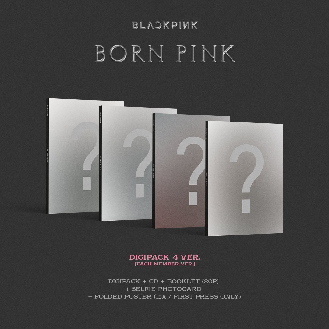 【初回盤】BORN PINK★BLACKPINK (ROSE Ver.) BORN PINK (ROSE Version): Amazon.pl: Płyty CD i winylowe