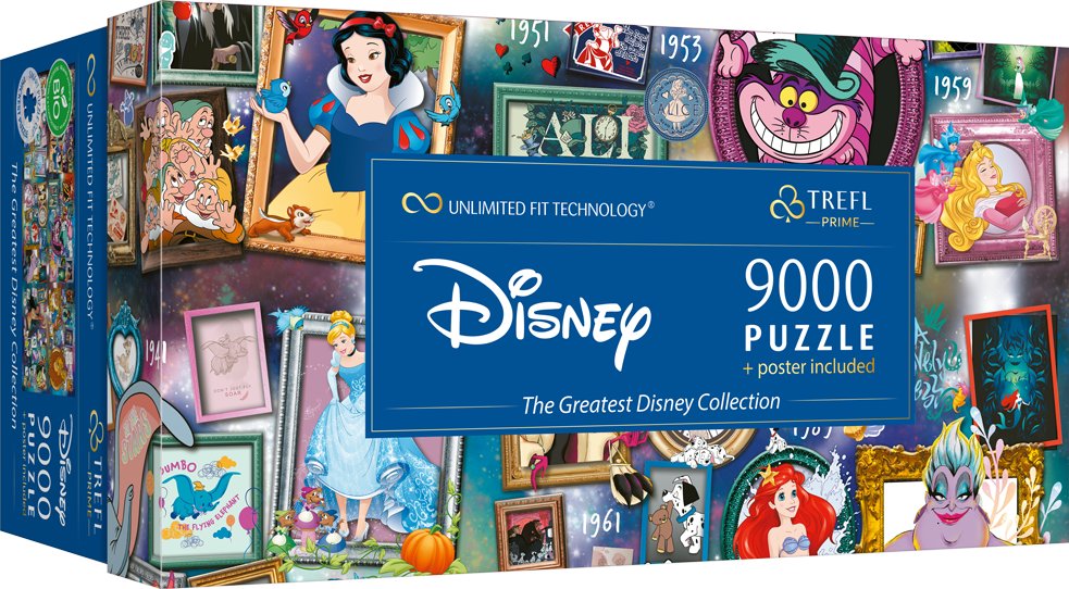 Trefl, Puzzle Prime The Greatest Disney Collection, 81020 - Trefl