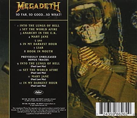 So Far, So Good, So What - Megadeth | Muzyka Sklep EMPIK.COM