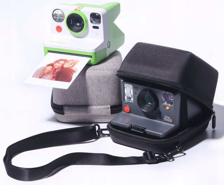 FINTIE Housse Compatible avec Polaroid Originals OneStep+/Onestep 2 VF/Now+ I-Type Appareil Photo Instantané, Étui de Protection de Sacoche Voyage avec Sangle Amovible et Poche, Marrone