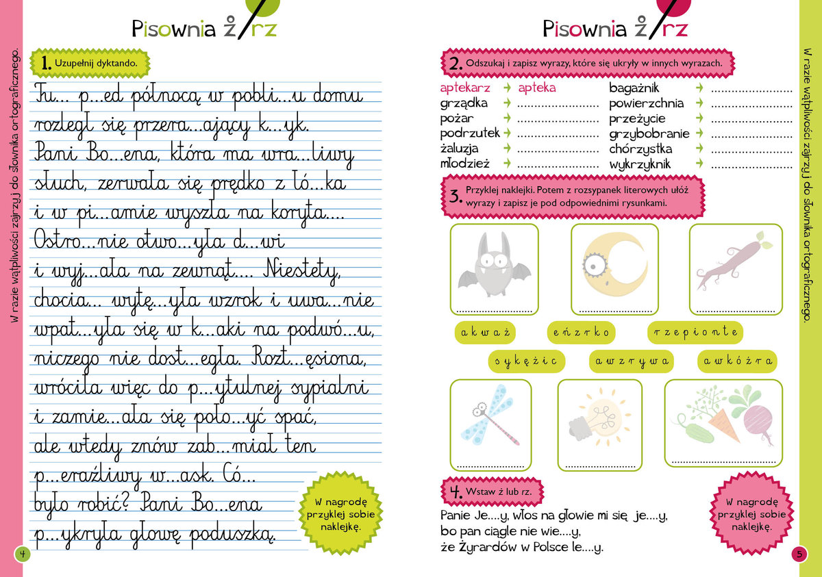 Dyktanda Z Zabawami Ortograficznymi. Klasa 3 - Opracowanie Zbiorowe ...