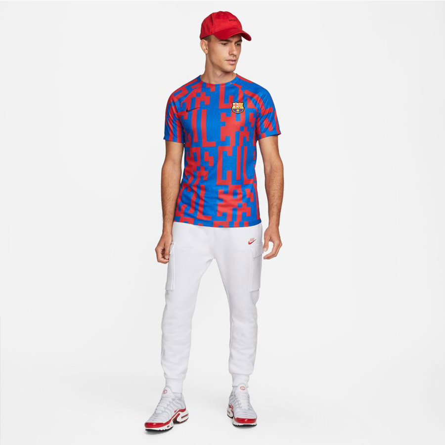 Nike, Koszulka, FC Barcelona Dry-Fit Top SS PM HM DJ8560 404