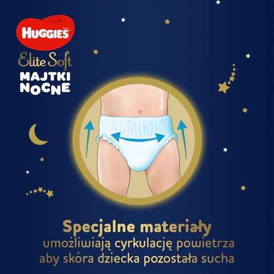 Huggies Elite Soft Diapers Pants 3 6-11kg 48pcs - order the best from Novus