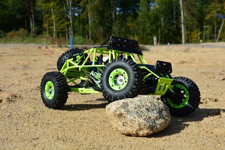 る  Samochód RC WLToys 12428 2.4G ACROSS CRAWLER 4WD LED1:12