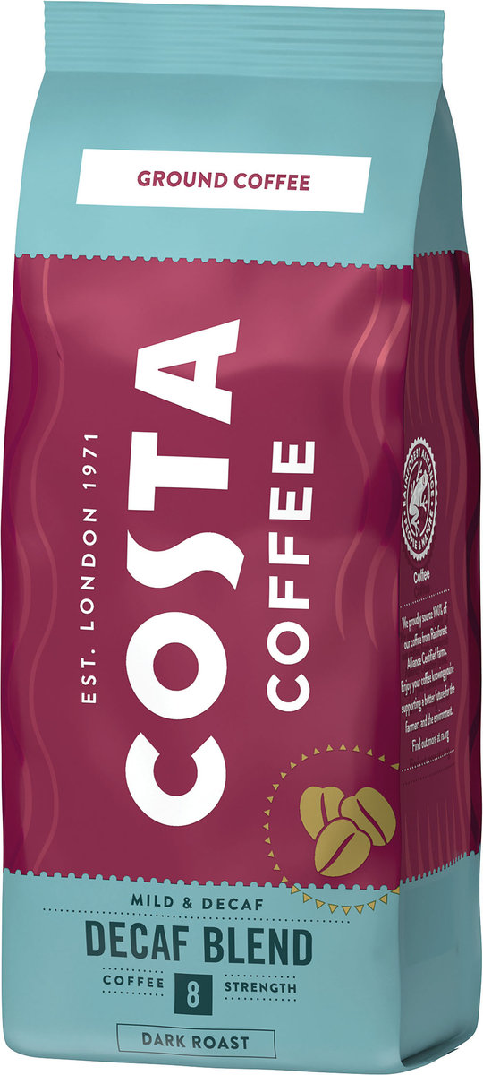 Costa Coffee, kawa mielona The Decaf Blend, 200 g - Costa Coffee