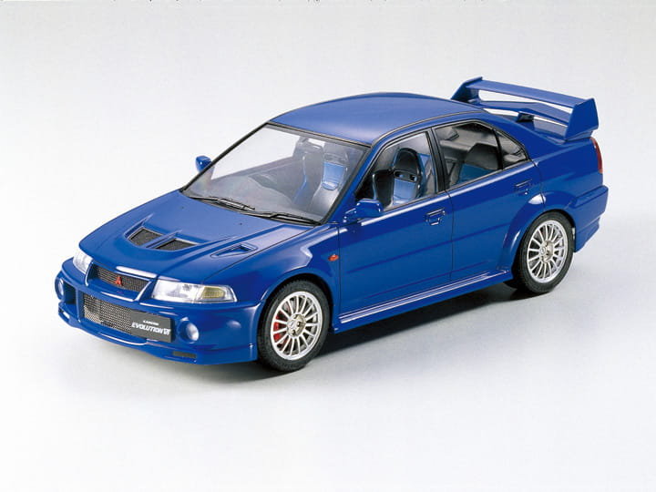タミヤ★MITSUBISHI LANCER EVOLUTION IV MITSUBISHI LANCER EVOLUTION IV - STEEL SILVER (ミニカー