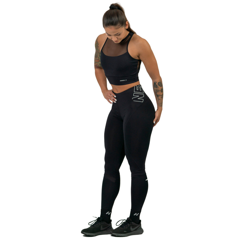 Legginsy bezszwowe push up SQUAT granat