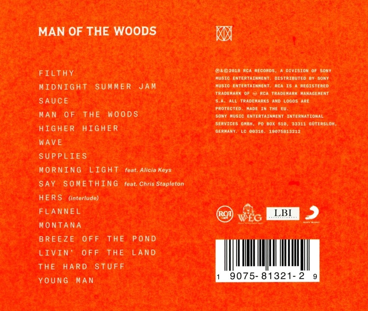 Justin Timberlake /アルバム Man Of The Woods Amazon | Justin Timberlake Man of the Woods: Piano, Vocal