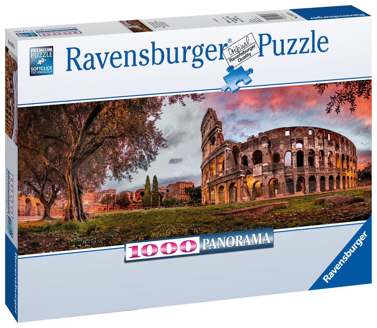 Ravensburger, puzzle, Panorama, Koloseum o zmierzchu, 1000 el