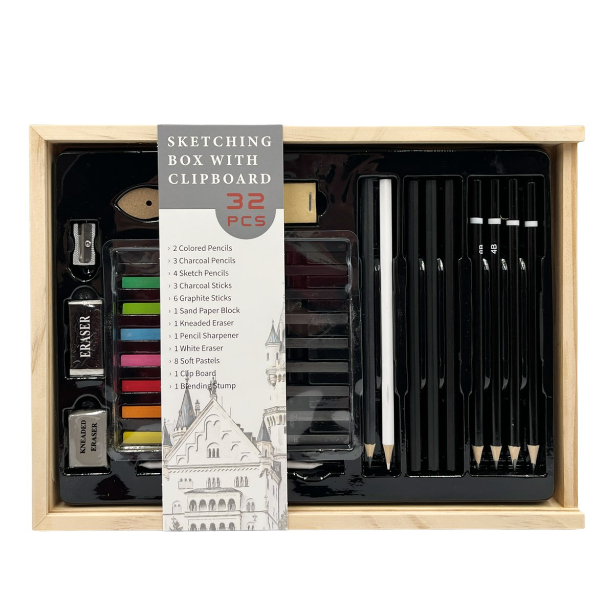 ベストセラー ZESTAW ELE 32 SKRZYNCE W SZKICOWANIA RYSOWANIA DO 絵画