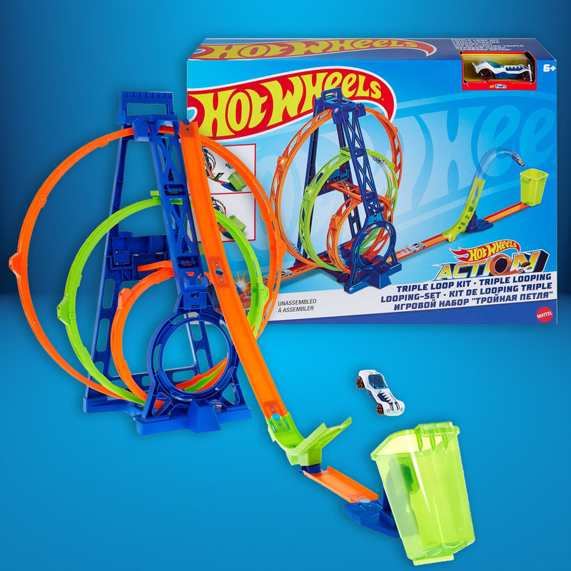 Hot Wheels Action Triple Loop Kit