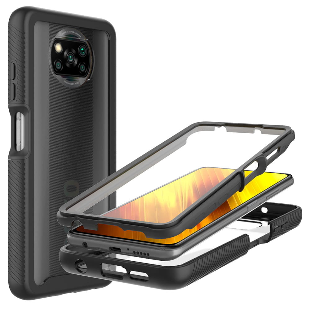 Cover Xiaomi Poco X3 NFC, X3 Pro Custodia Rinforzati Silicone