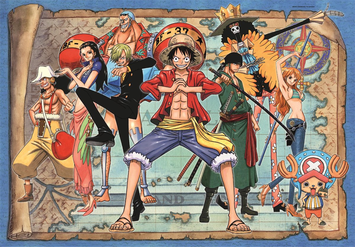 Clementoni, puzzle, Cube Anime Collection, One Piece, 500 el