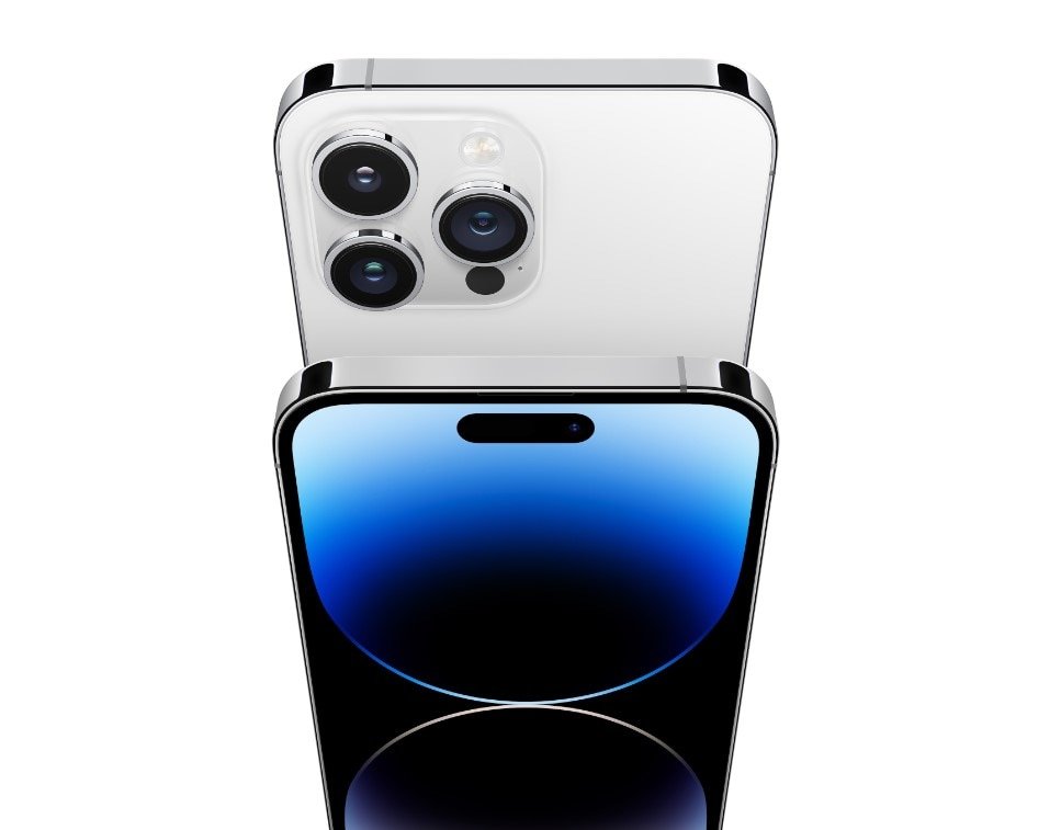 Smartfon Apple iPhone 14 Pro, 256 GB, srebrny - Apple | Sklep