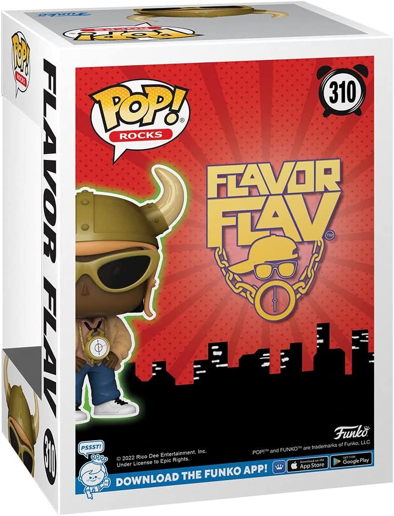 Funko POP! Rocks, figurka kolekcjonerska, Flavor Flav, 310