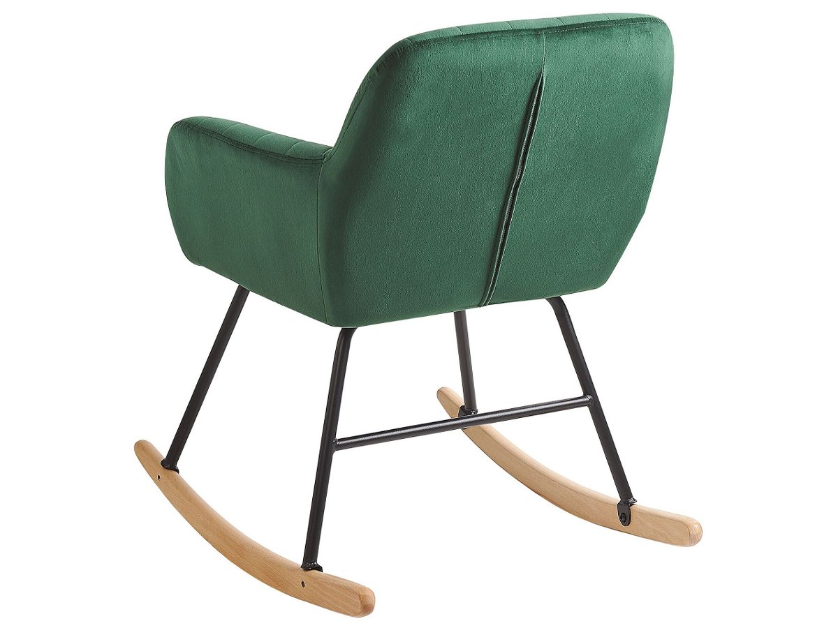 Fotel bujany BELIANI Liarum, zielony, 80x51x70 cm Beliani