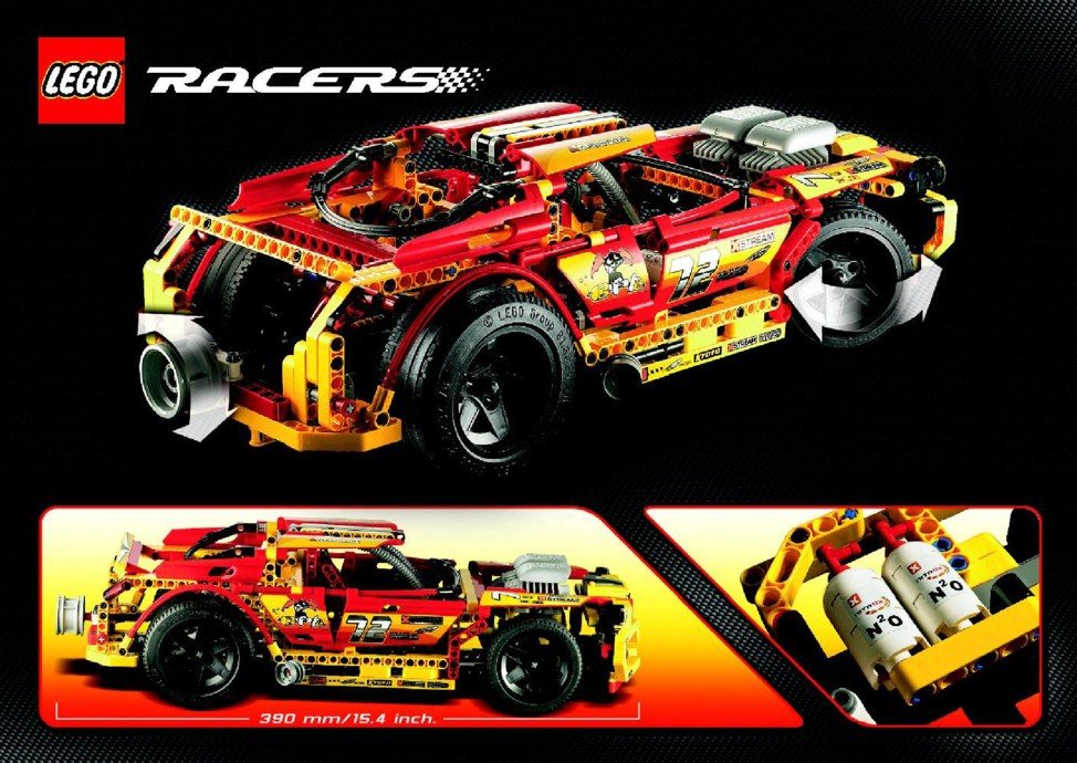 LEGO RACERS 8146 Samochód Nitro Muscle - LEGO | Sklep EMPIK.COM