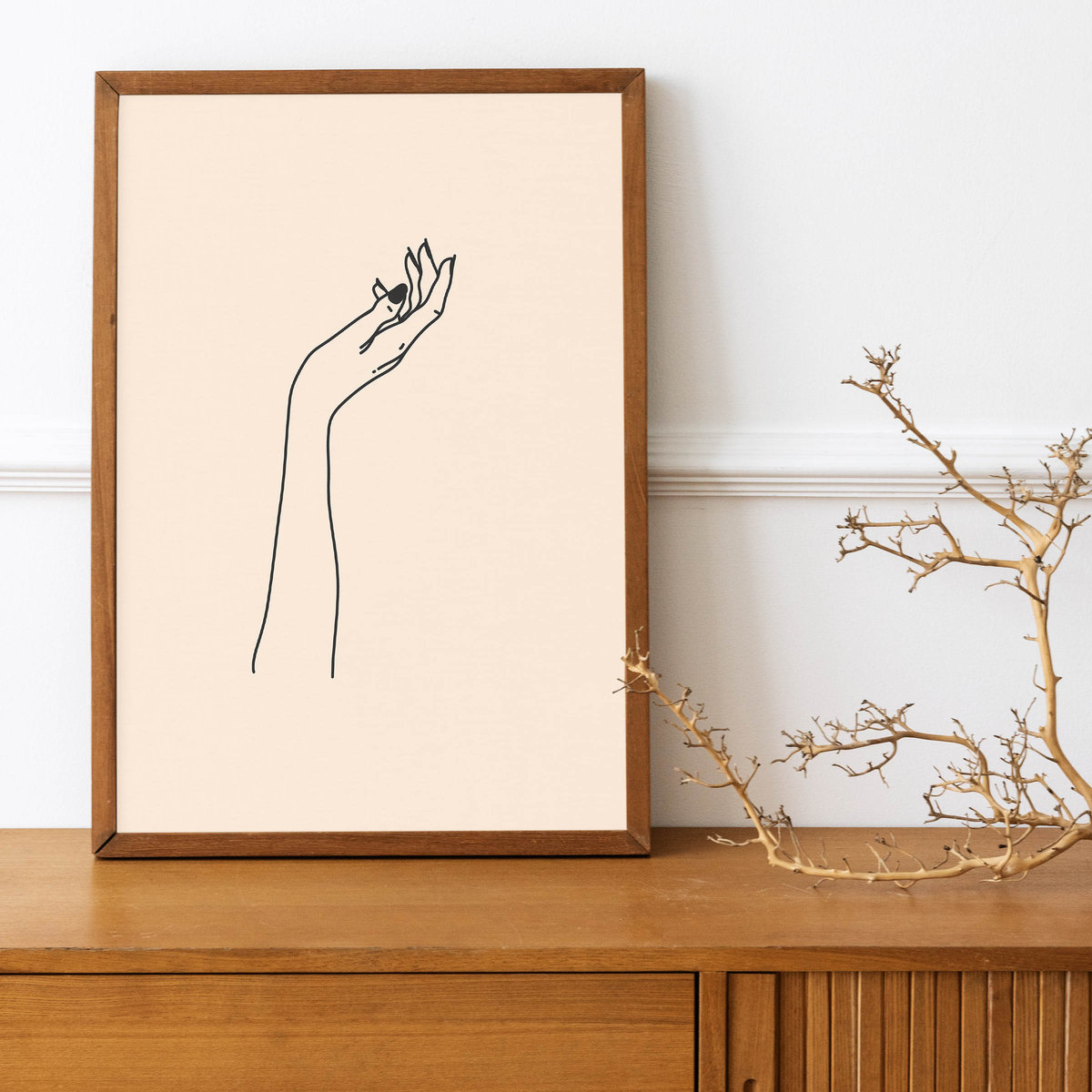 Refka Rysunek Plakat r B1 70x100 cm Ręka Dłoń Grafika Rysunek - Printonia | Sklep ...