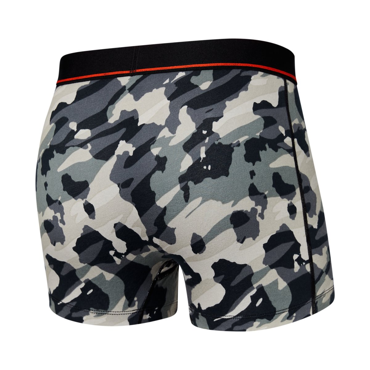 Bokserki Męskie Elastyczne Krótkie Saxx Non-Stop Stretch Trunk Z Rozporkiem  Grunge Camo - Graphite-L - SAXX