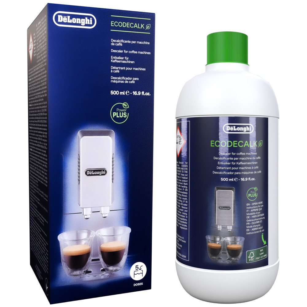 Zestaw Odkamieniacz Do Ekspresu Delonghi Ecodecalk, 500 Ml + Filtr Ser3017  Dlsc002, 3 Szt. - DeLonghi