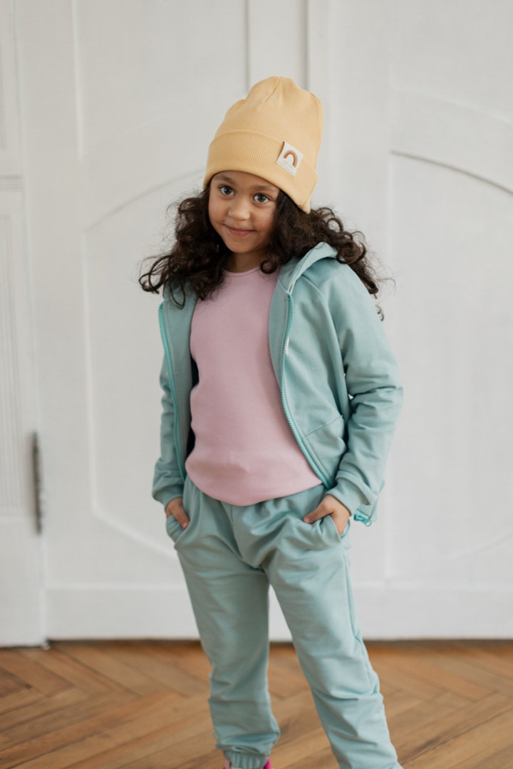 Bluza z zamkiem - różne kolory - Nitki Kids - 68/74 - JEANS - Nitki ...