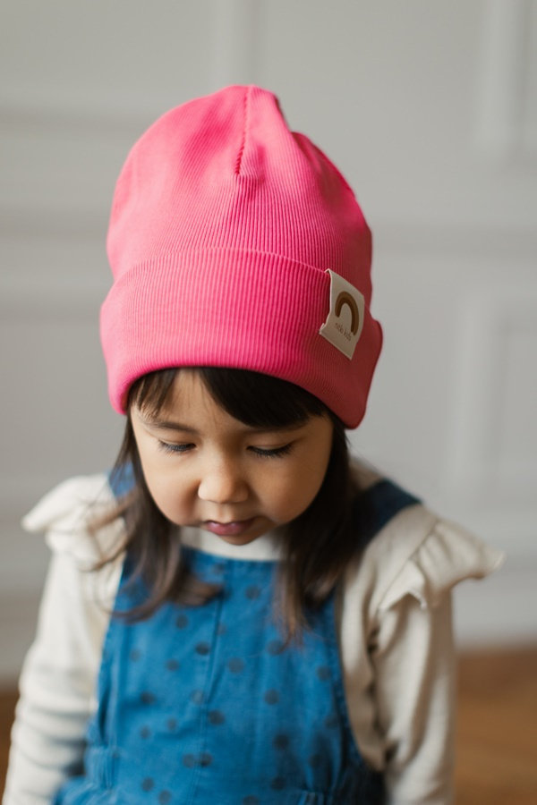 Czapka Rainbow - różne kolory - Nitki Kids - XL - ALMOND - Nitki Kids ...