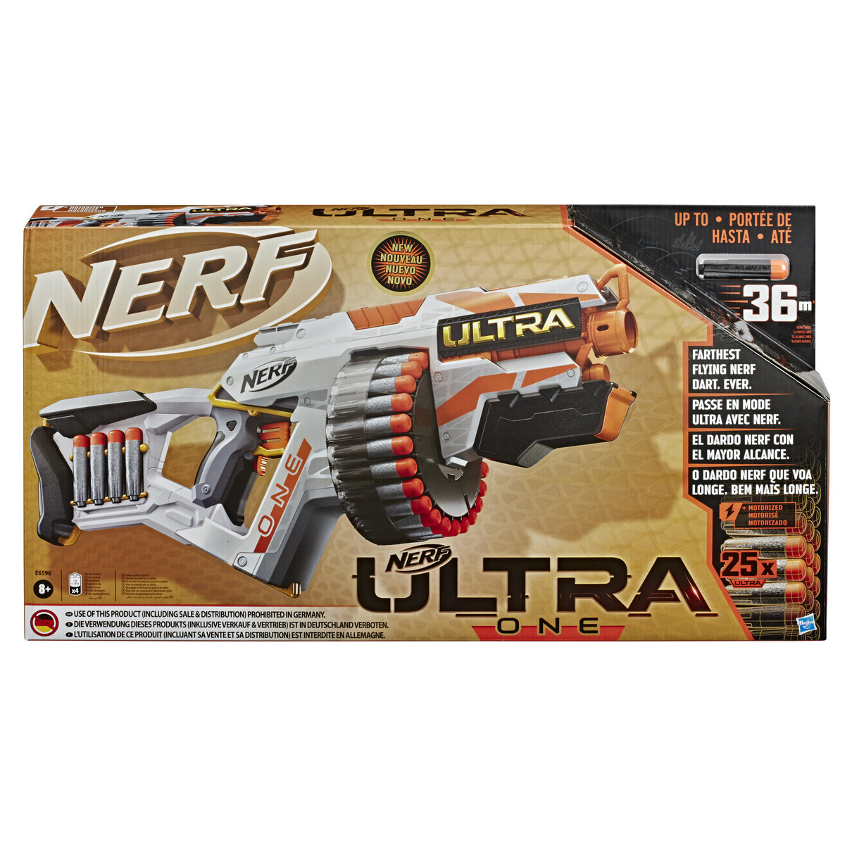 Nerf, wyrzutnia automat Ultra One + 25 strzałek, E6596