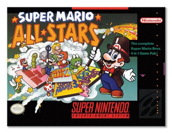 Pôster - Super Mario All-Stars - Super Nintendo - Editora Europa - - -  Magazine Luiza