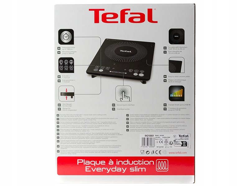 Plaque à induction portable - TEFAL IH210801 - 2100W