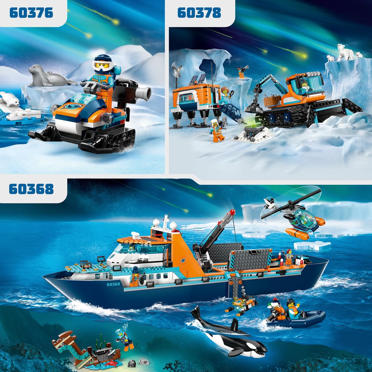 LEGO City, klocki, Łódź badacza Arktyki, 60368 - LEGO | Sklep EMPIK.COM