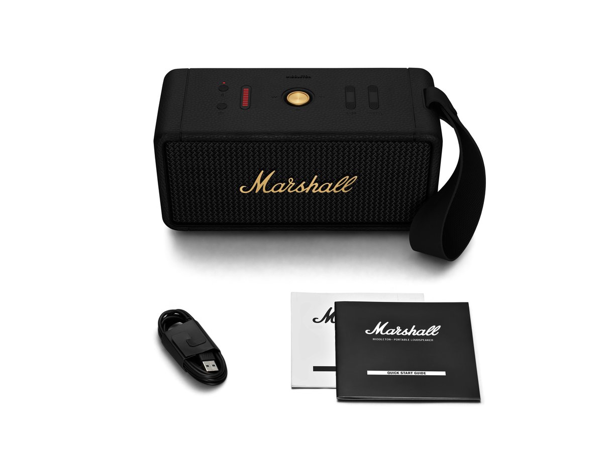 Marshall głośnik bluetooth Middleton czarno-miedziany - MARSHALL