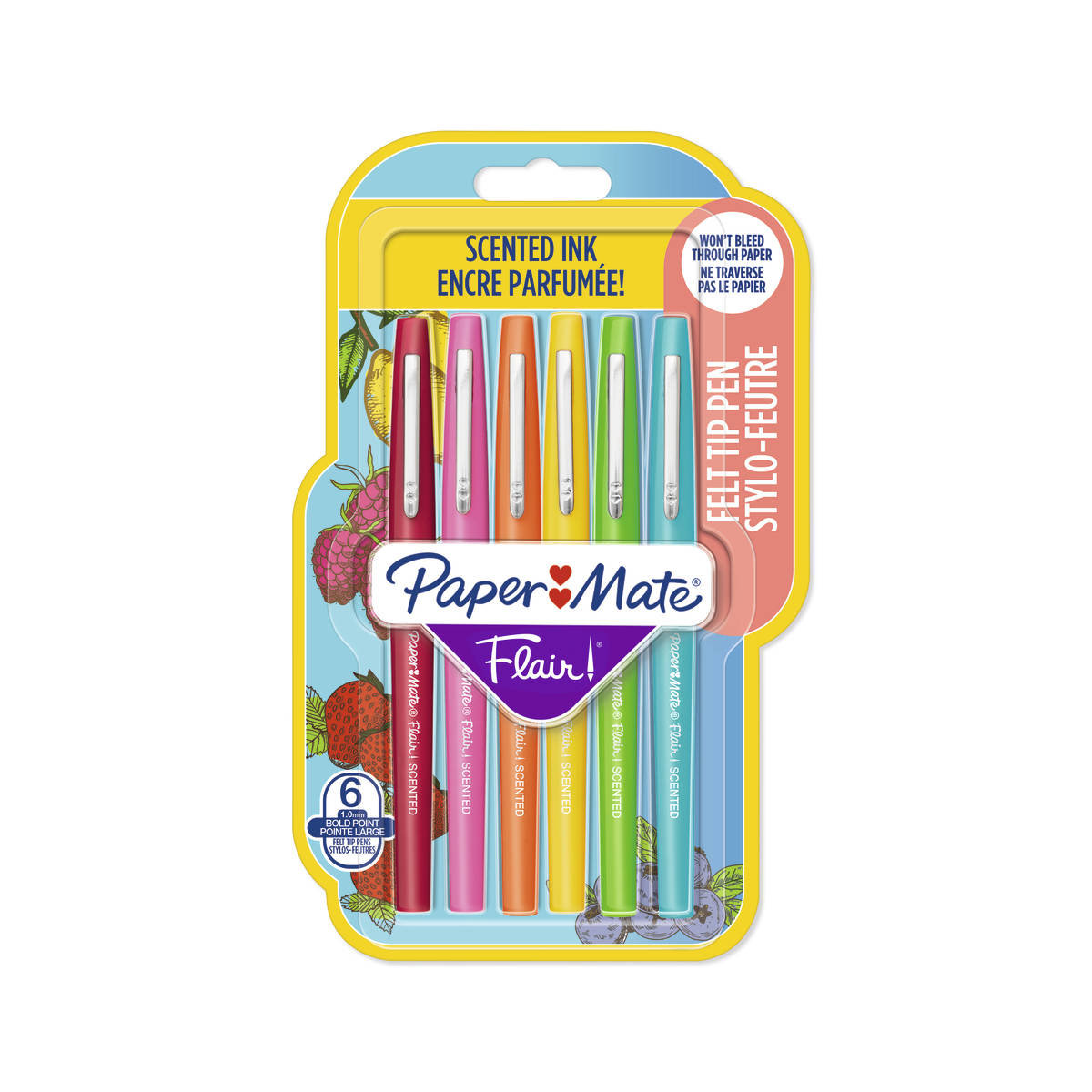 S0190433 Paper Mate  Paper Mate Blue Ball Point Pen, 1 mm Tip