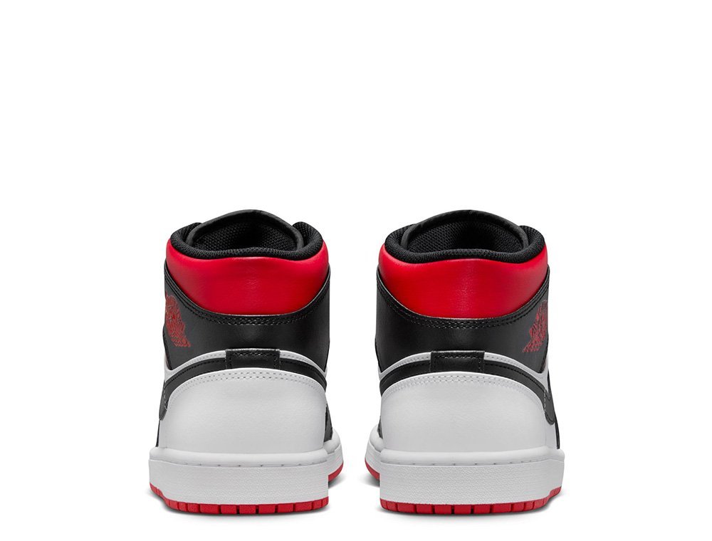 aj 1 mid black gym red