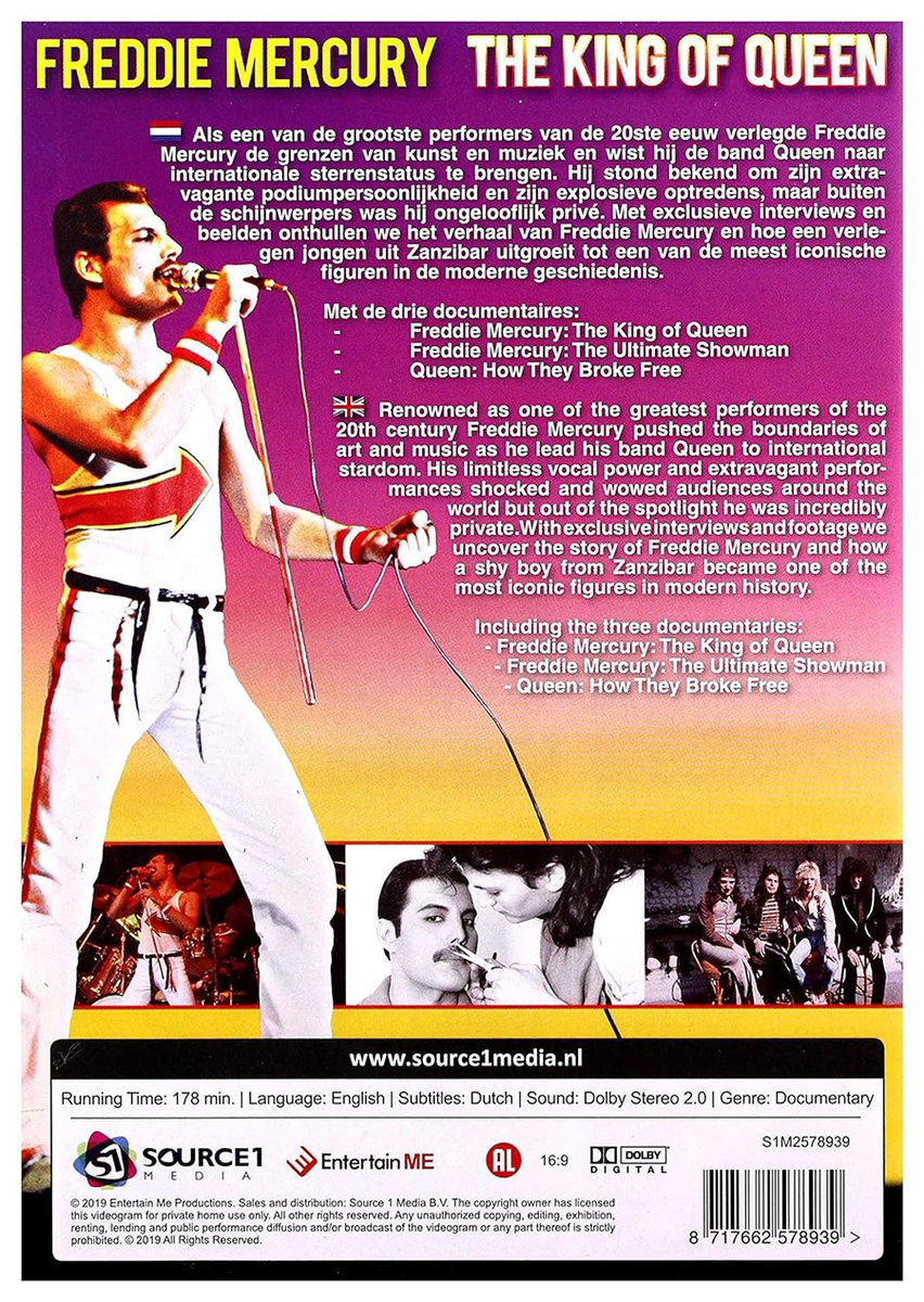 Queen & Freddie Mercury DVD コレクション Box: The King of Queen - Queen | Muzyka Sklep EMPIK.COM