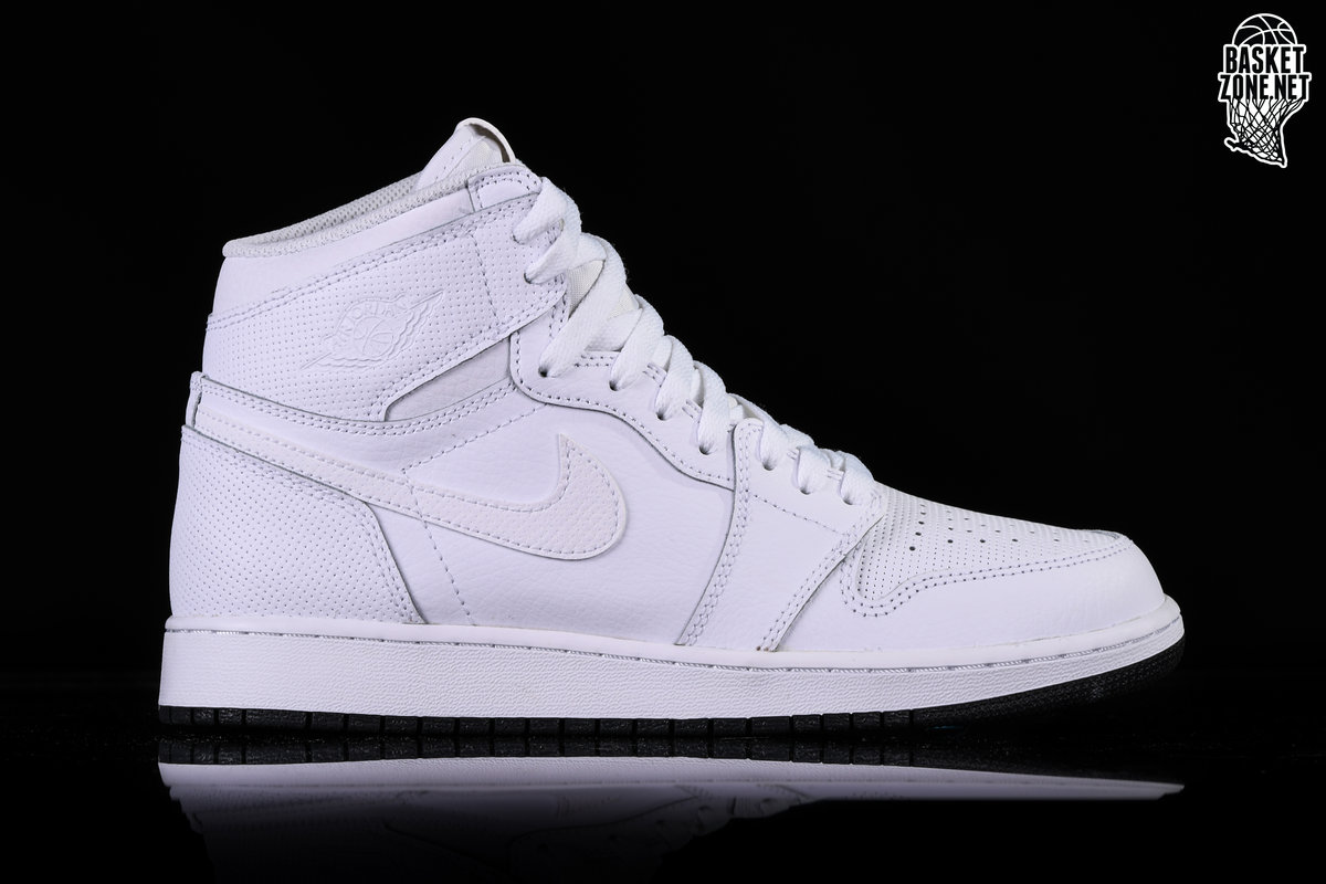 Nike Air Jordan 1 Retro High Og Perforated White - Jordan