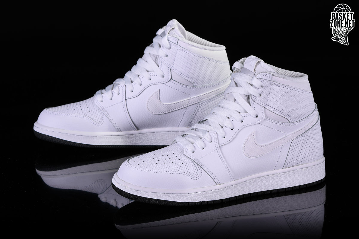 [美品]Jordan 1 \"White Perforated\" エアジョーダン 1 Air Jordan 1 Retro High OG 'White
