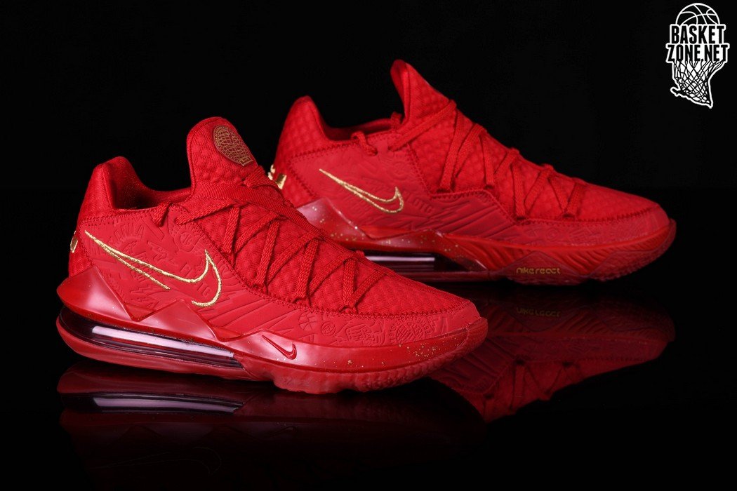 Titan Red Lebron Lows Nike Titan X LeBron 17 XVII Low Agimat Red