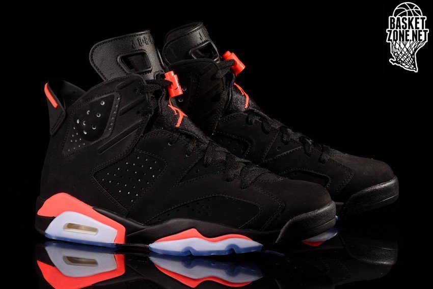 ★【NIKE】★AIR JORDAN 6 RETRO BLACK VARSITY RE.D★25-30cm★ Air Jordan 6 Retro „Black”. Nike SNKRS