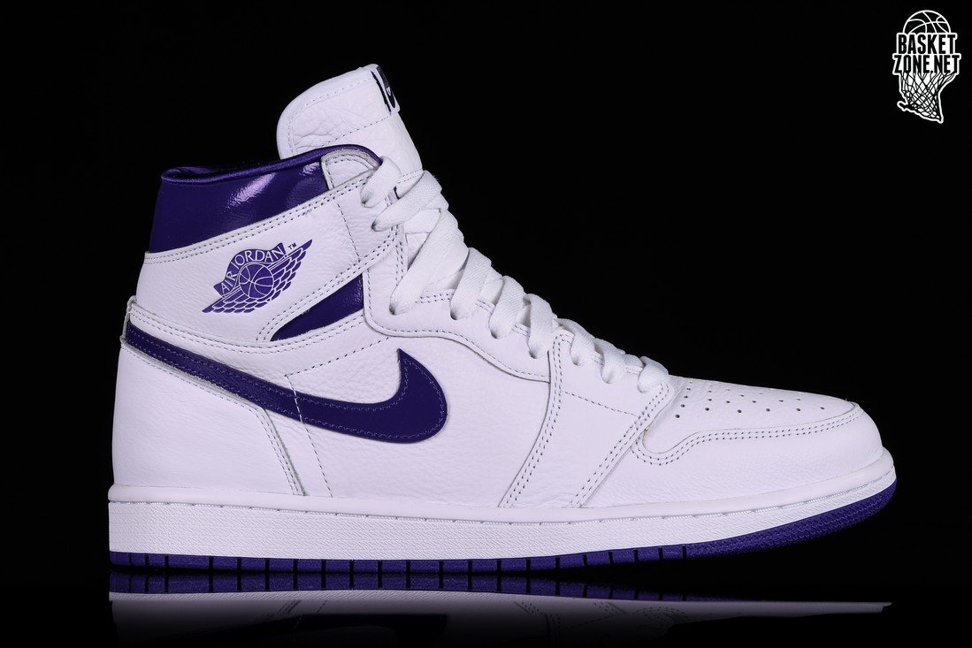靴 NIKE AIR JORDAN1 HI OG COURT PURPLE 2018 楽天市場】NIKE AIR JORDAN 1 RETRO HI OG court purple/black