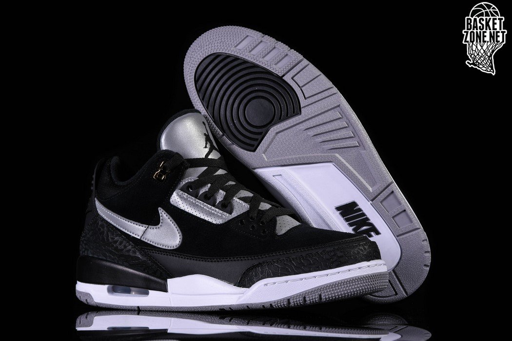 シューズ(男性用) Nike Air Jordan 3 Retro Tinker NIKE AIR JORDAN 3 RETRO TINKER BLACK CEMENT