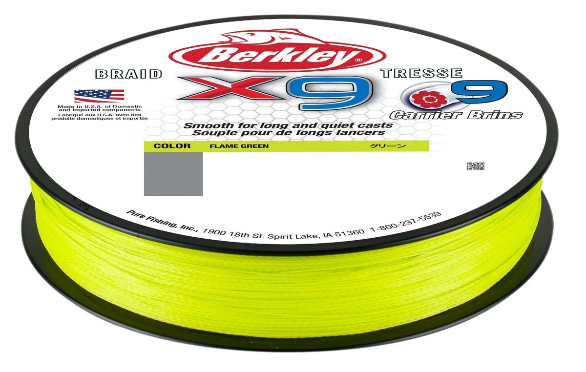 Linki Berkley Nanofil Lo-Vis Green 125m 0,10 mm - Berkley