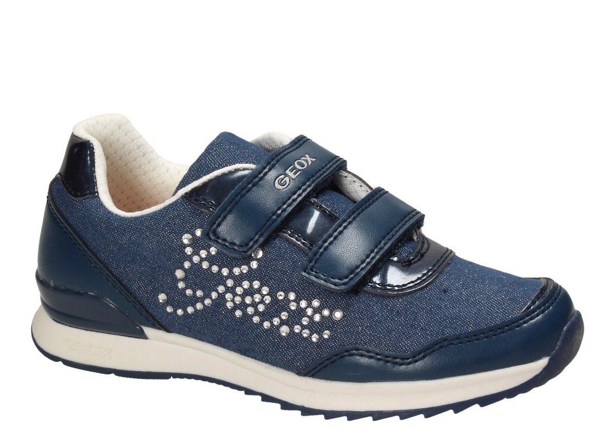 Geox J Maisie Girl's Sneaker - Velcro Strap For Easy Fit, Breathable Kids Shoes - View #5