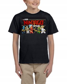 3013 Koszulka Dziecięca Lego Ninjago 116 Czarna - Inna marka