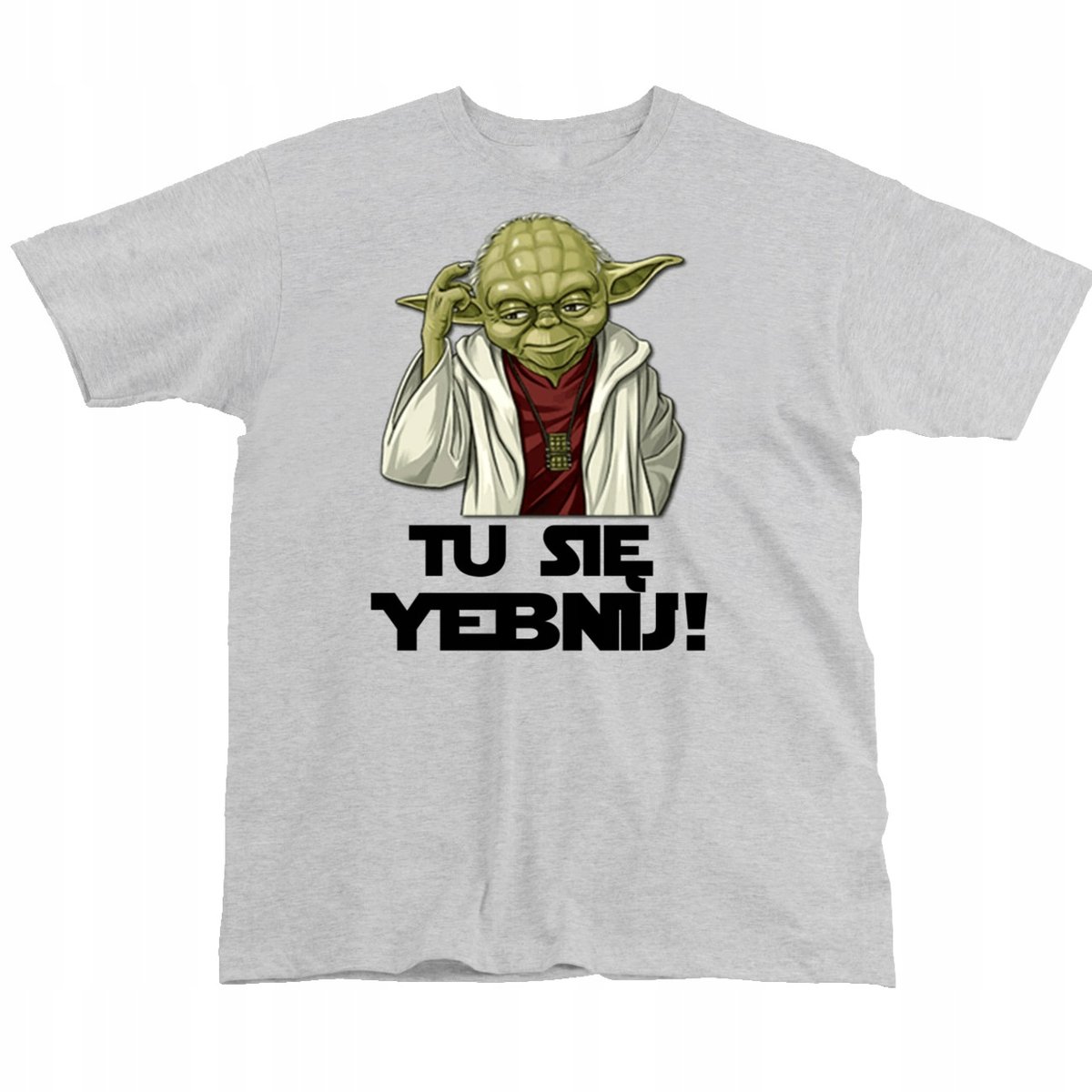 T-Shirt Koszulka Star Wars Śmieszne Yoda L 0642 Inna marka