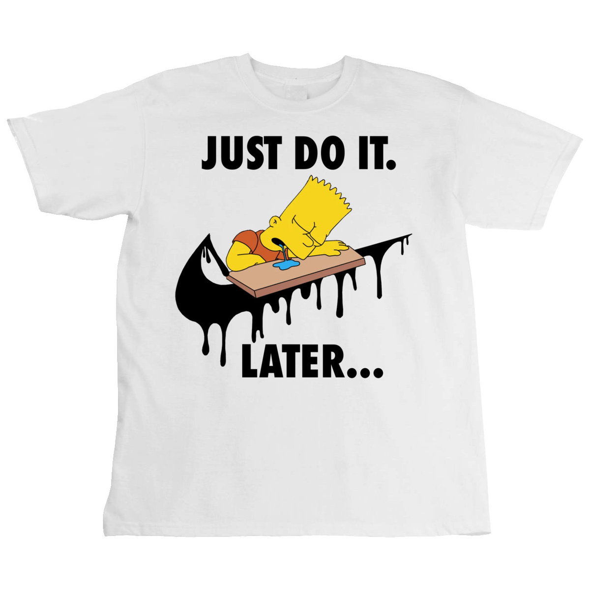 T-Shirt Koszulka Simpsons Bart Just Do It L 0791 Inna marka