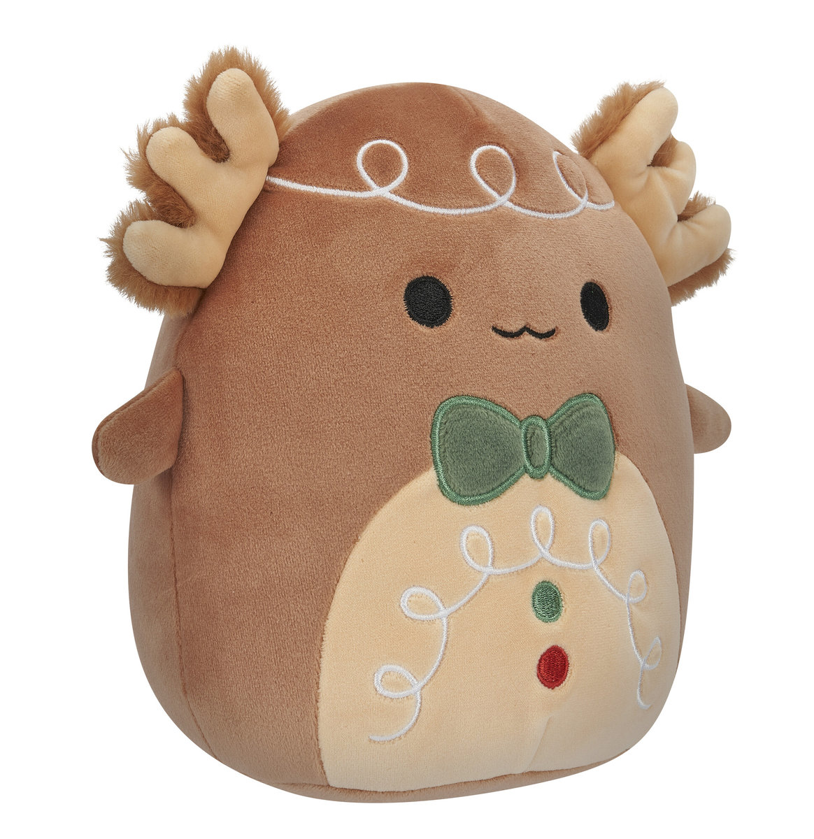 Squishmallows 8 Brown Gingerbread Axolot Little Plush