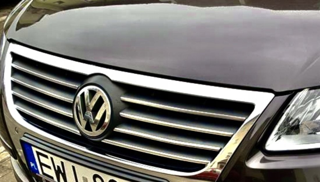 VW PASSAT B6 - Listwy CHROM GRILL GÓRNE Tuning - Martig