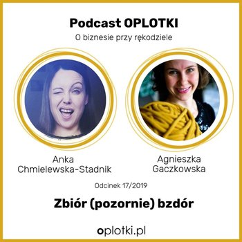 # 17 Anka - zbiór (pozornie) bzdur -  2019 - Oplotki - biznes przy rękodziele - podcast - Gaczkowska Agnieszka